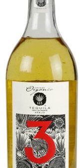 123 Tequila Anejo Organic Tres Online now