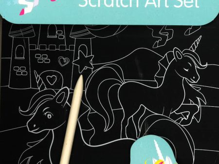 Unicorns Scratch Art Set Hot on Sale